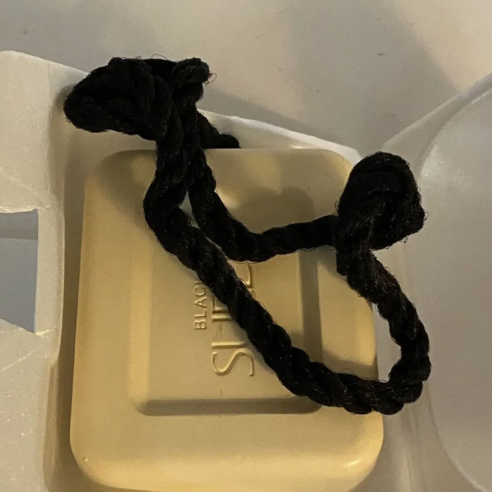 AVON black Suede 0.5fl oz cologne and Soap On A Rope New In Box